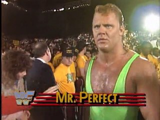 WWF Wrestlemania V - The Blue Blazer Vs. Mr. Perfect