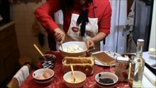 21 dicembre Dolcezze Natalizie cassata siciliana(alla bolognese) millefoglie ai frutti di bosco mascarpone alle fragole