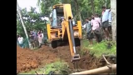 Baby elephant rescued from well by Village People