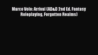 Marco Volo: Arrival (AD&D 2nd Ed. Fantasy Roleplaying Forgotten Realms) [PDF Download] Online