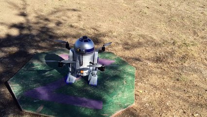 Worlds First R2D2 Drone Flying
