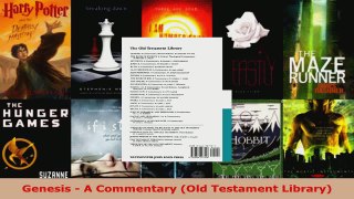 Read  Genesis  A Commentary Old Testament Library EBooks Online