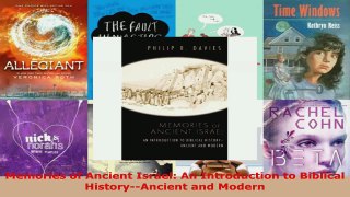 Read  Memories of Ancient Israel An Introduction to Biblical HistoryAncient and Modern Ebook Free