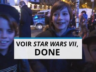 Star Wars : foule de réactions devant les cinémas