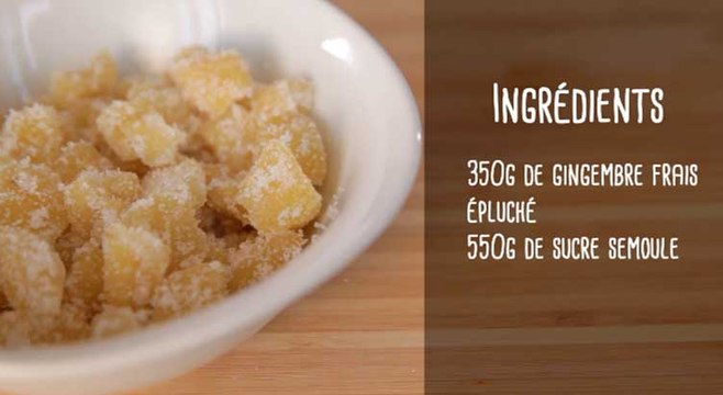 Comment faire du gingembre confit et appétissant ? - Gourmand