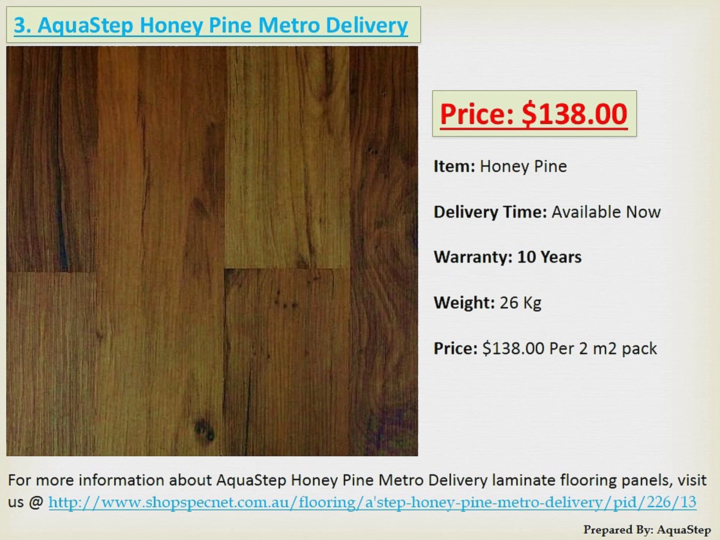 Floating Floorboards Laminate Flooring Panels By Aquastep Video