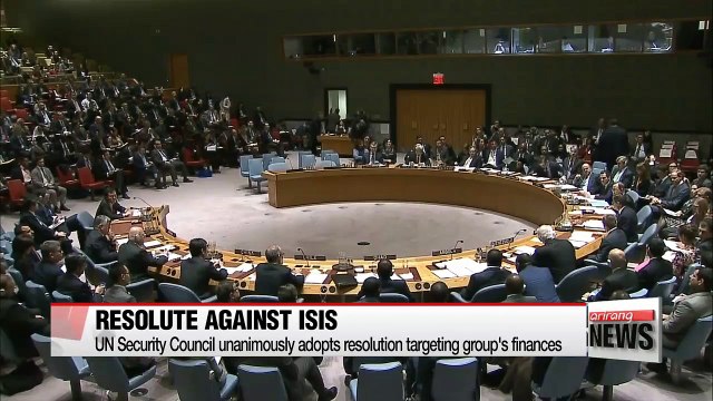 UNSC unanimously adopts resolution targeting ISIS finances