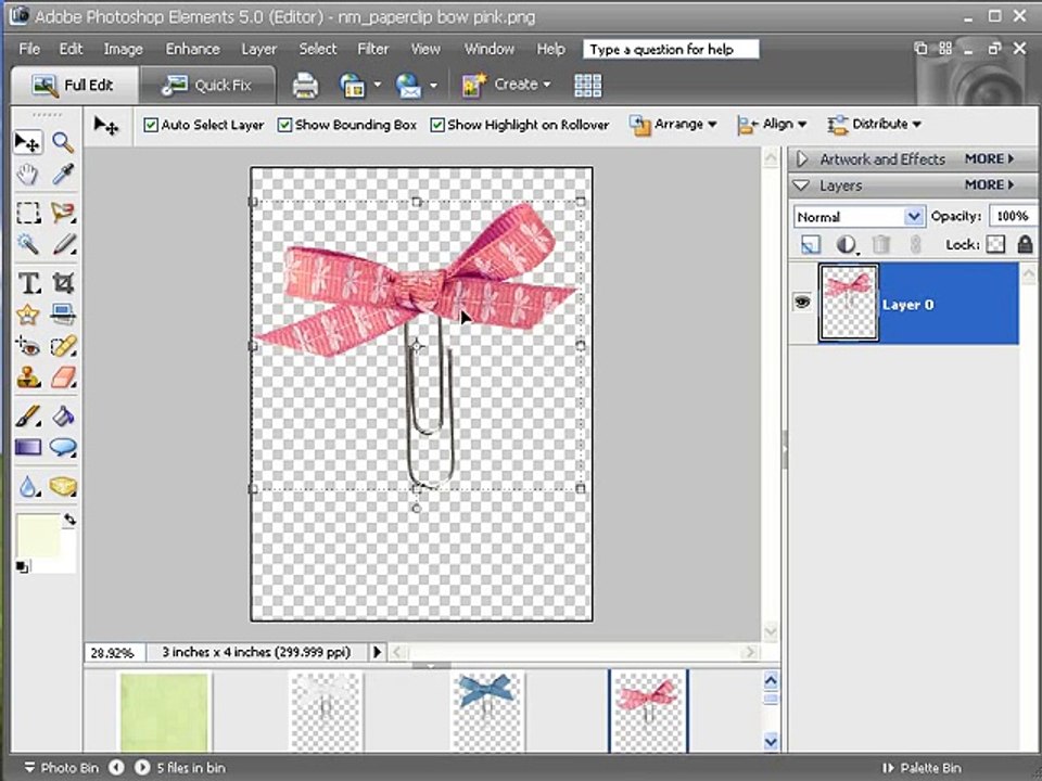 Papercraft Photoshop Elements Digital Scrapbooking Tutorial