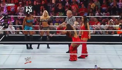 The Bella Twins vs. Kelly Kelly and Alicia Fox