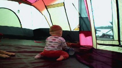 Puppy Joins the Family Camping Trip