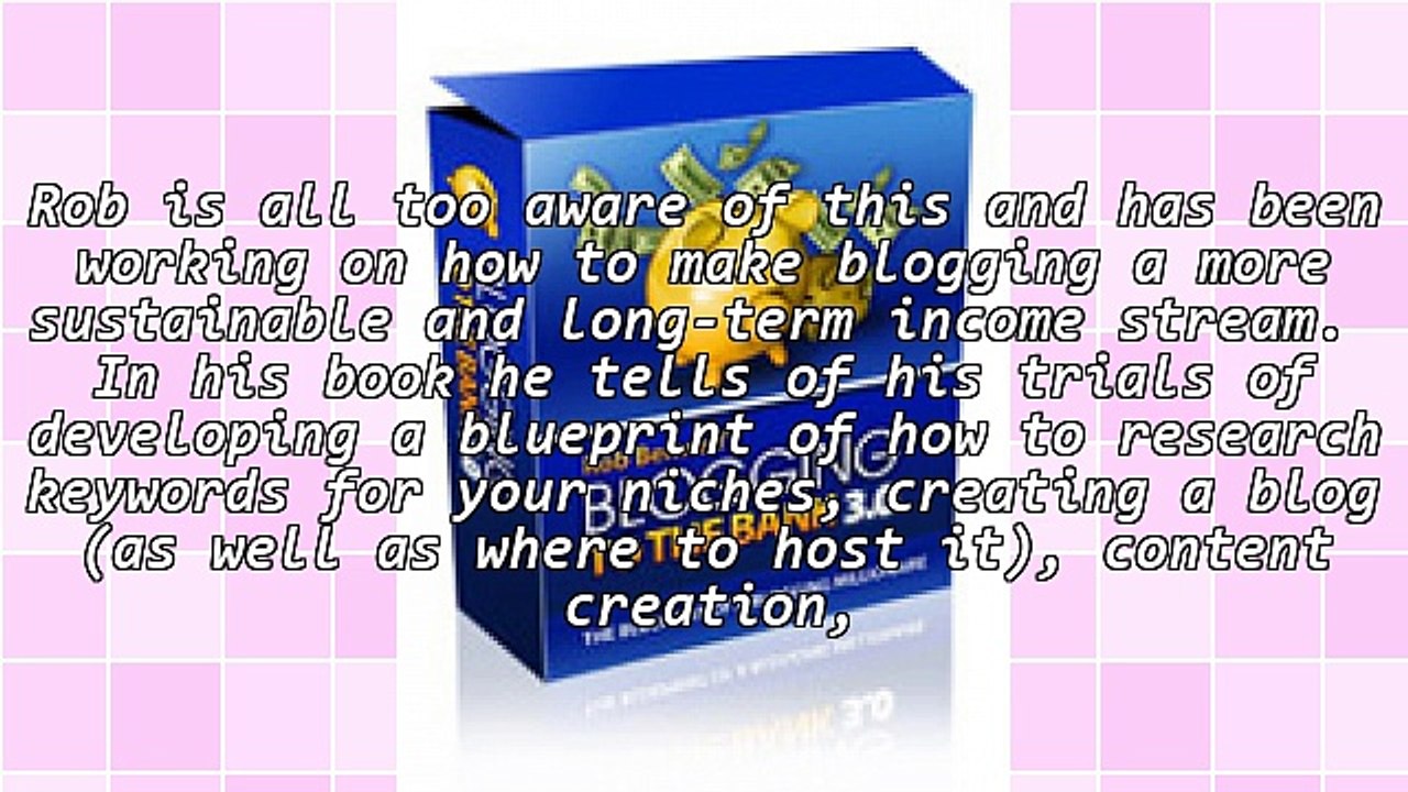 Rob Benwell's "Blogging to the Bank" is back!