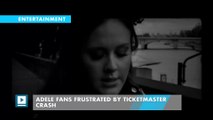 Adele fans frustrated by Ticketmaster crash