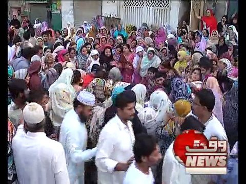 LHR-PTI-BROTHERS-MURDER-PKG-FARAZ-26OCT2015 malik arif khurram brother pti workers murder clash fight with pml n women crying