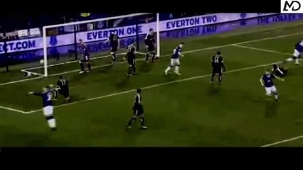 Romelu Lukaku goal  Everton vs Leicester City 20151219 HD [Low, 360p]