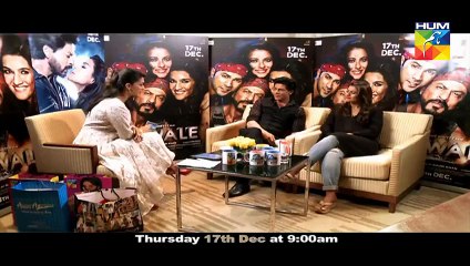 Exclusive Interview Shahrukh khan Kajol on Jogo Pakistan Jago HUM TV