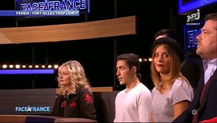 "Face à France": Echange très tendu sur NRJ 12 entre les Femen et un membre du panel de l'émission