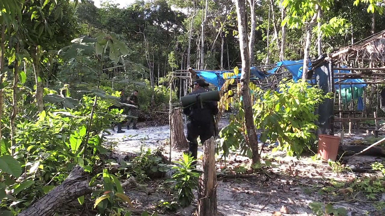 'Beaches' from illegal mining scar Colombia's Amazon