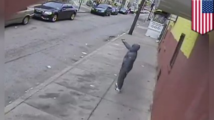 Hooded man who shot at black Chrysler 300 in broad daylight hunted by Philadelphia police