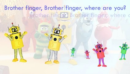 Yo Gabba Gabba Finger Family Song Daddy Finger Nursery Rhymes Full animated cartoon englis catoonTV!