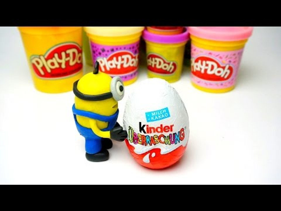 Play-Doh & Kinder Surprise Stop Motion Toy Video