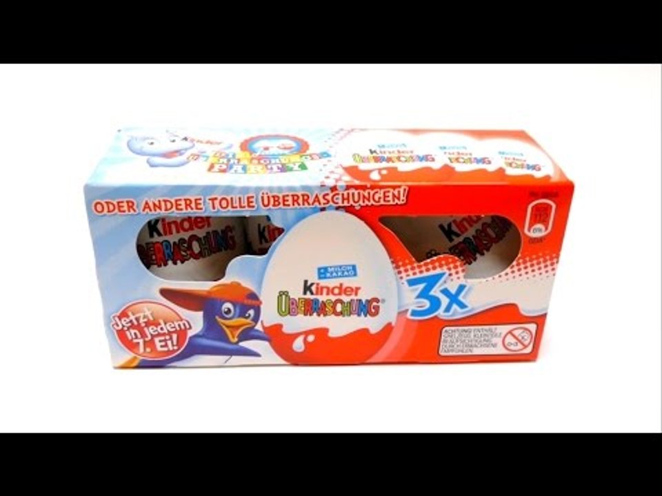 3 Kinder Surprise Egg - Special Edition from Germany