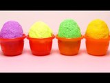 Floam - Foam Pearl Putty Surprise Eggs with Toys (Bee Maya, Mascha, Harry Potter & Barbie)