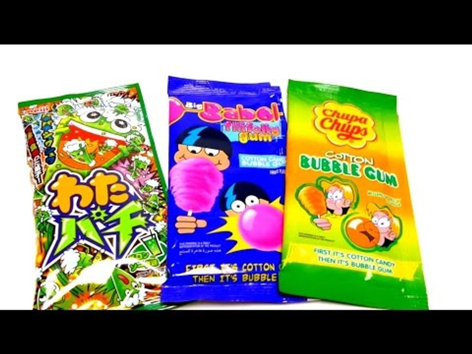 Cotton Bubble Gum - Chupa Chups   Meiji  Big Babol
