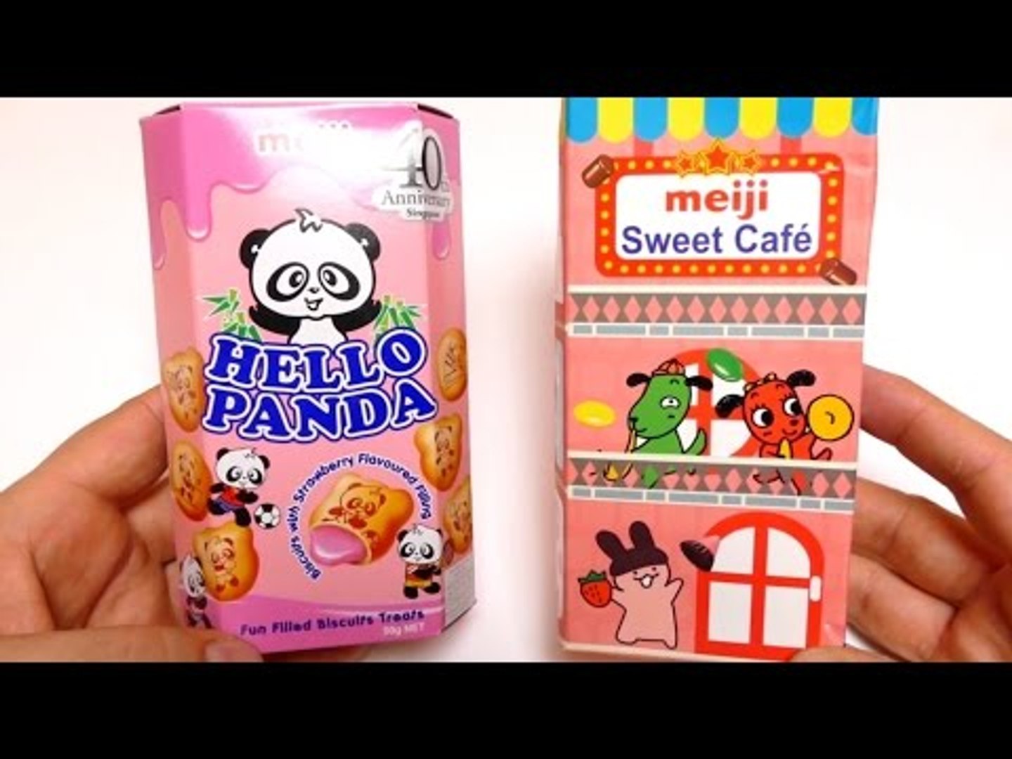 Meiji Sweet Cafe & Hello Panda Cookies from Japan - video Dailymotion