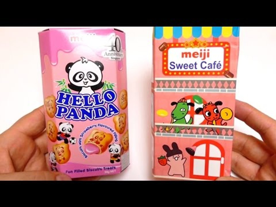 Meiji Sweet Cafe & Hello Panda Cookies from Japan