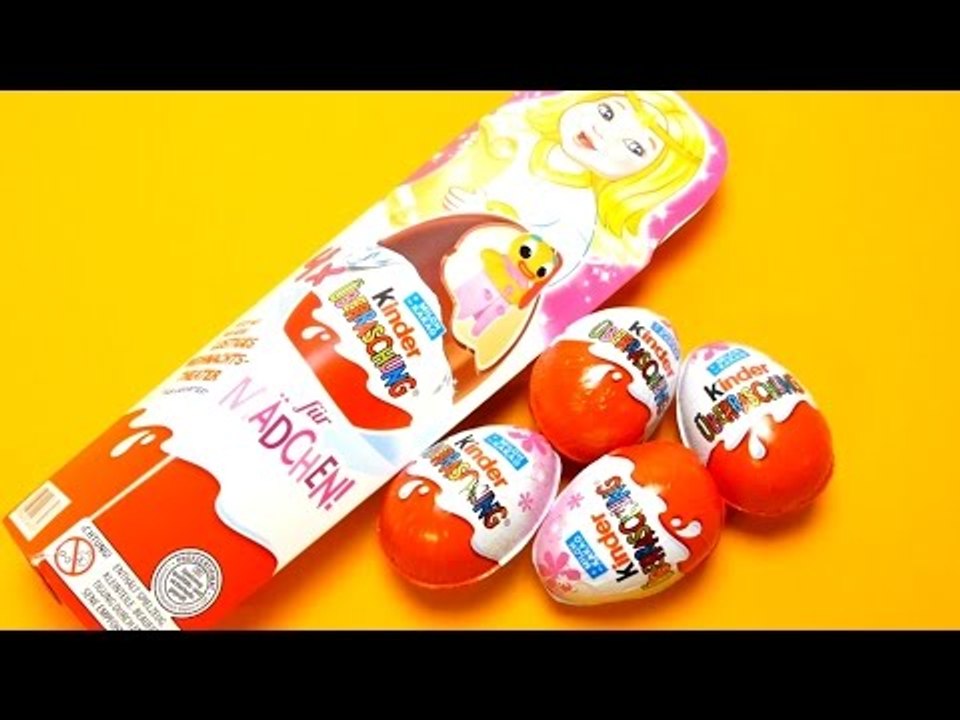 Special Christmas Edition Kinder Surprise Eggs with Toys for Girls
