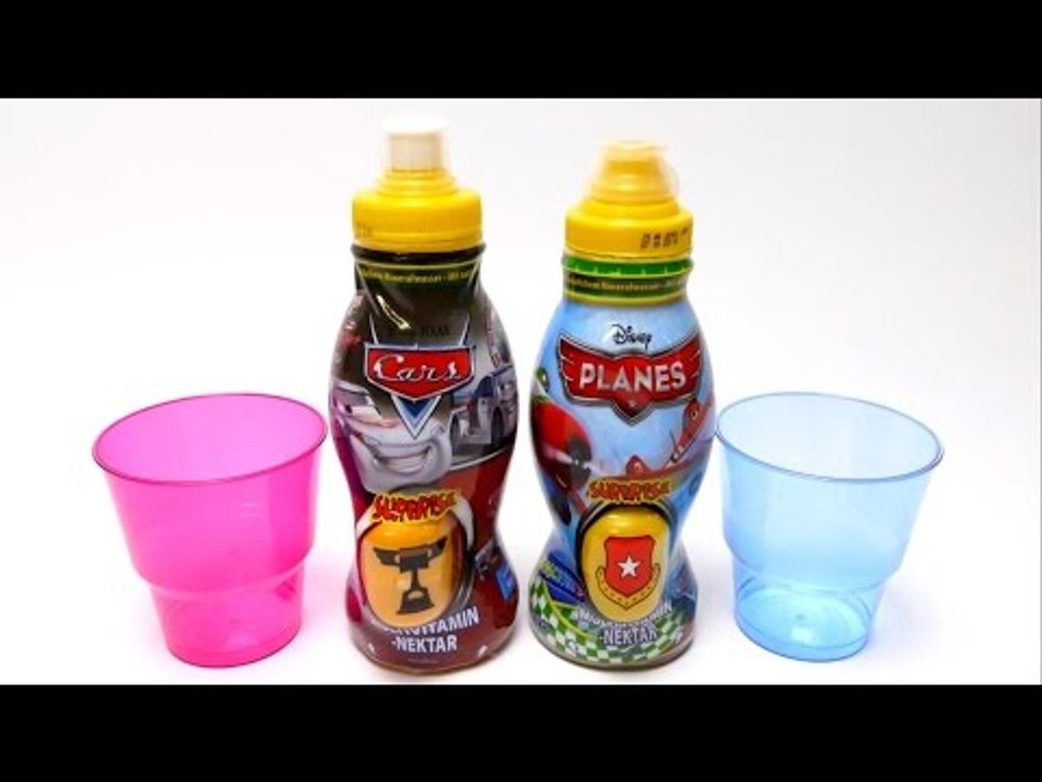Surprise Drinks with Toys - Disney Planes & Cars