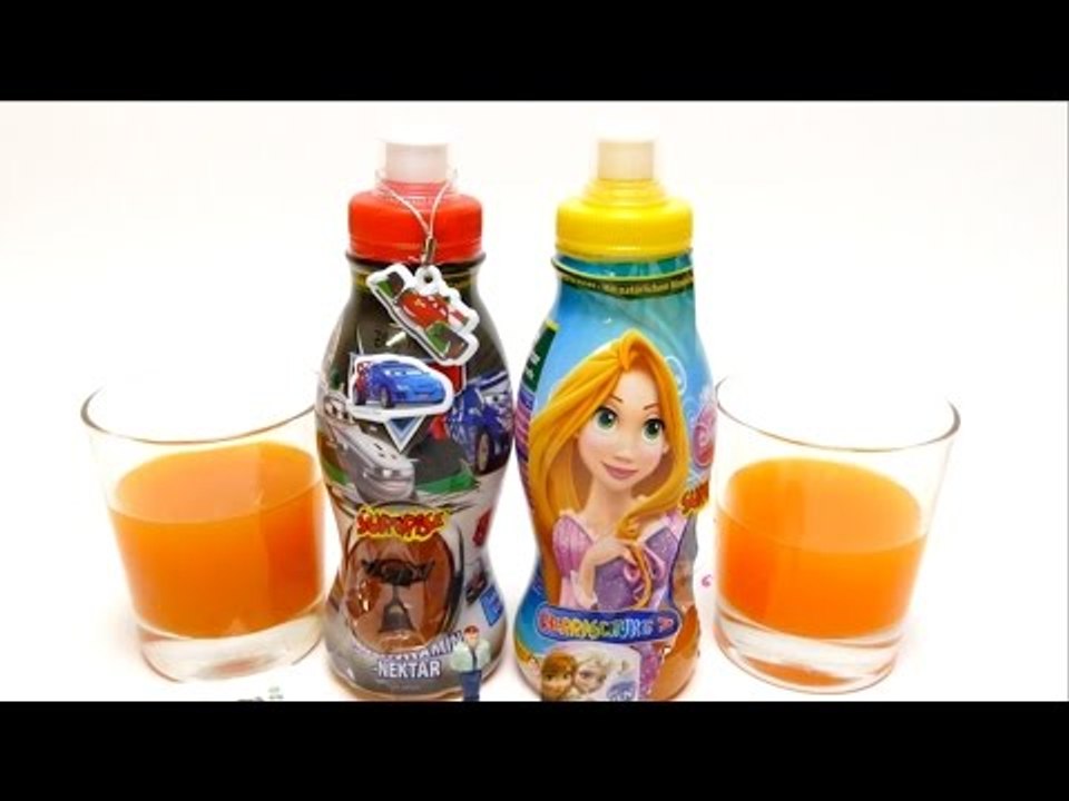 Surprise Drinks - Disney Princess & Cars - Surprise Egg Bottle with FROZEN Toy