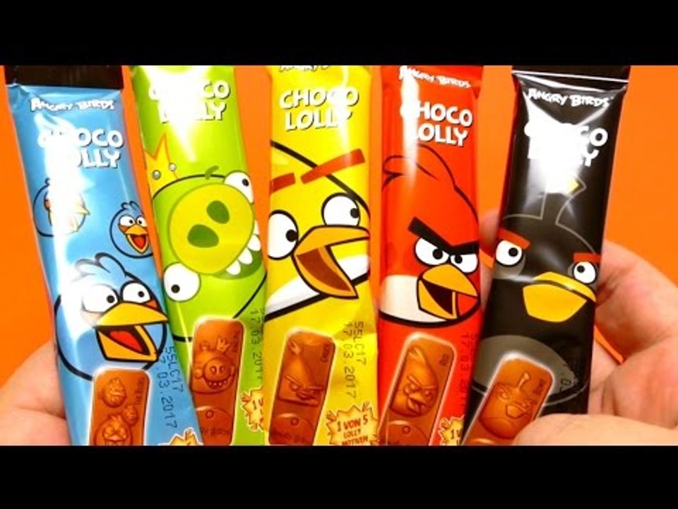 Angry Birds - Choco Lolly Sweets