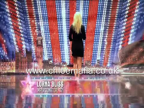 Lorna Bliss (Sobowtór Britney Spears) w Mam Talent (UK)