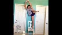 Dumb girl trying to show her skills - That's a freaking FAIL