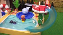 プール アンパンマン おもちゃ ウォータースライダー Anpanman Peppa Pig Toy