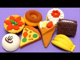 Eraser / Rubber - Food Kit for School Biscuit, Pizza, Doughnut etc.