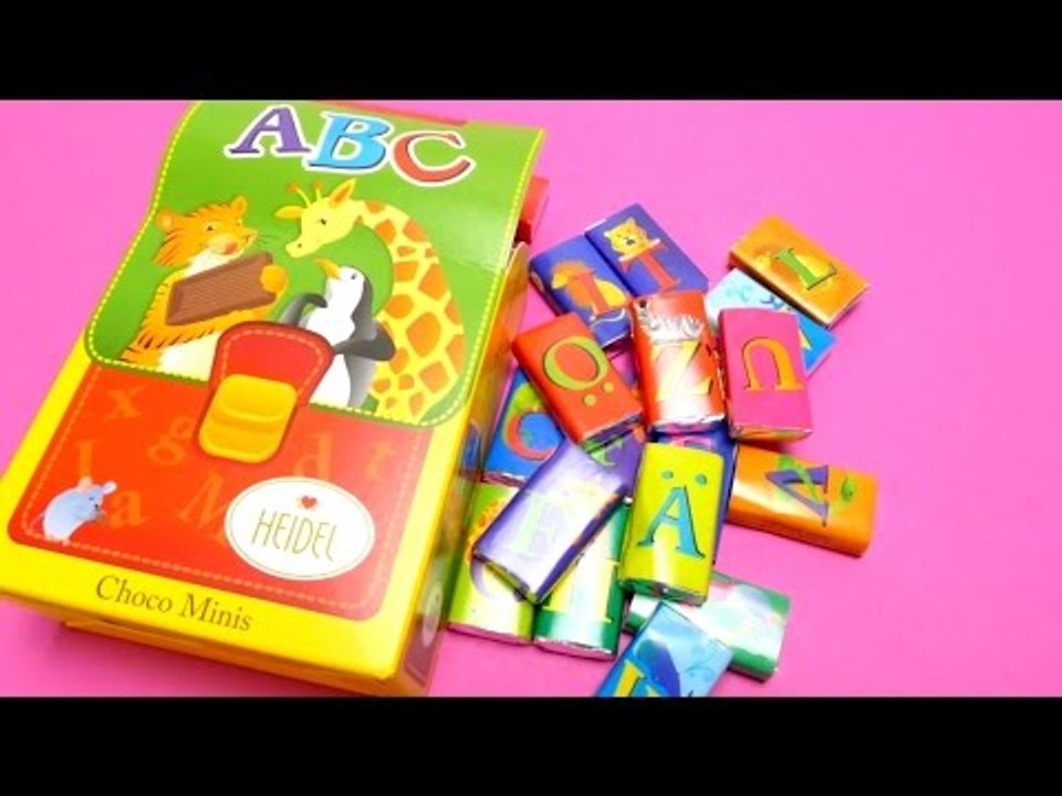ABC Chocolate Bars for School