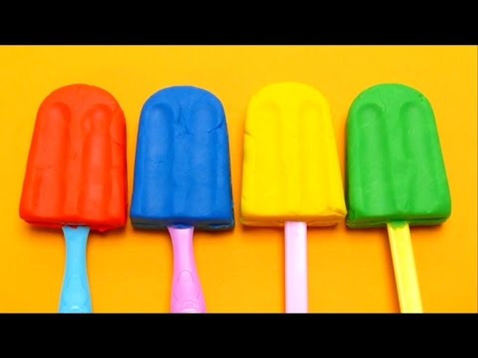 Play-Doh DIY Ice Cream Popsicles with Surprise Toys