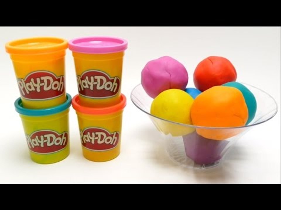 Play-Doh Ice Cream Balls With Surprise Toys