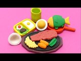 Kawaii Eraser Cooking Set with Food from Japan