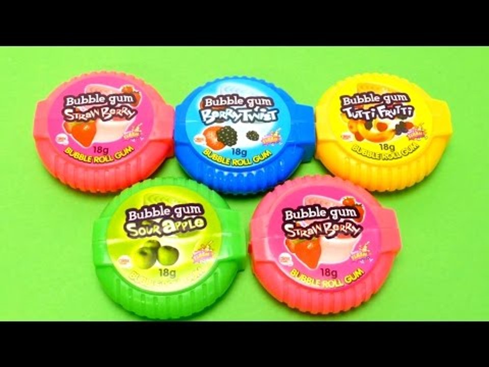 Bubble Roll Gum Candy Unboxing - Hubba Bubba Copy Tape