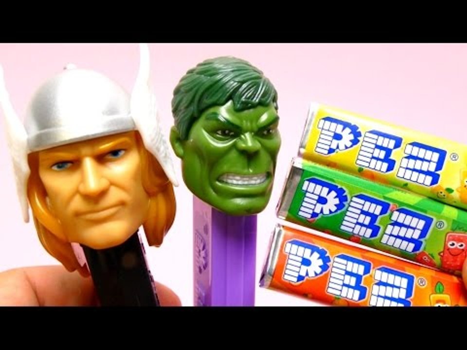 PEZ Avengers Edition - Thor & Hulk Unboxing