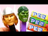 PEZ Avengers Edition - Thor & Hulk Unboxing