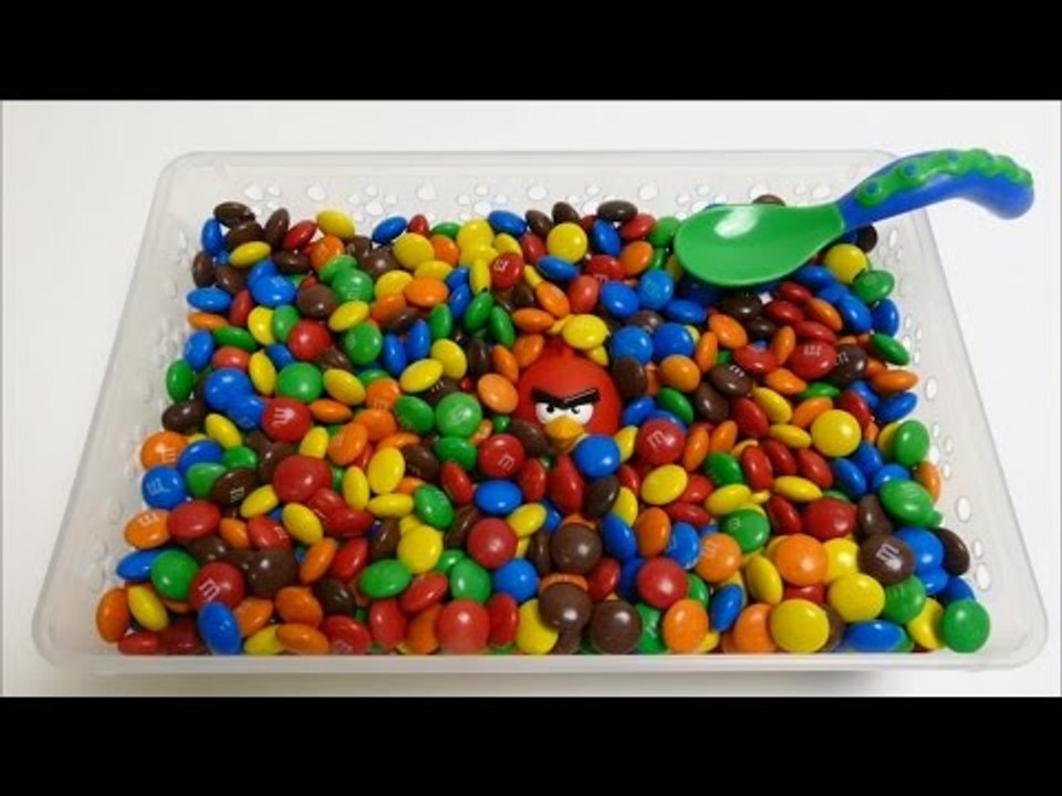 M&M's Surprise Toys Hide & Seek - Donald Duck, Cars, SpongeBob, Beaver, Frog Toys