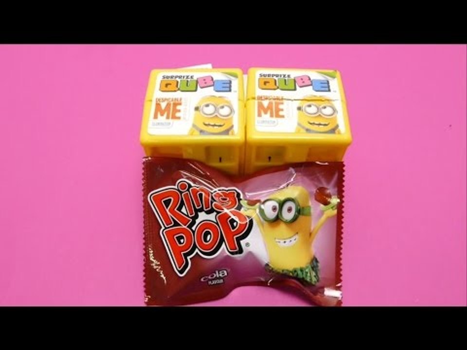 Minions Surprise Cubes & Minion Ring Pop Candy