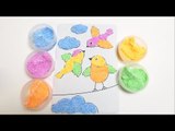 Foam Clay - Pearl Putty Playdough Floam - Birds Shape DIY Toys