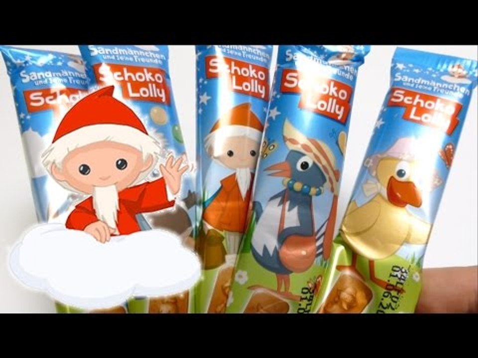 Choco Lolly German Sandman and his Friends - Lollipops Candies from Germany