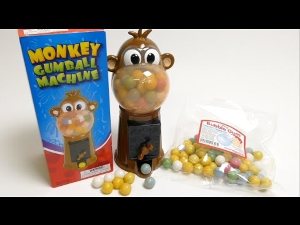 Monkey Gumball Machine with Bubble Gum -  ガムボールマシーン