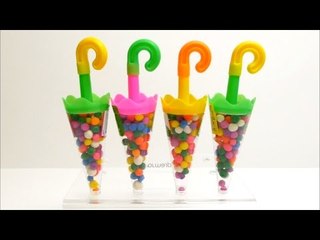 Fancy Umbrella Surprise Play-Doh Dippin Dots Toys Fun